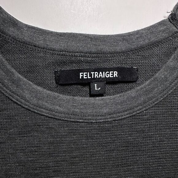 Feltraiger Hudson Thermal Henley Made in USA Men's Large - Picture 2 of 9
